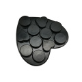 Custom Black Brown Heart 11 Cavity Blister Truffle Chocolate Insert Tray